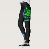 Leggings Lucky Clover et notes musicales (Gauche)