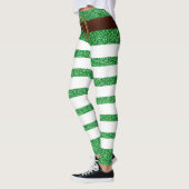 Leggings Lucky Green Leprechaun St. Patrick's Day Legings (Gauche)