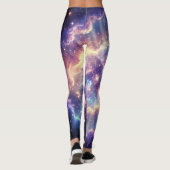 Leggings Lueur de nébuleuse cosmique rêveuse (Dos)