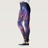 Leggings Lueur de nébuleuse cosmique rêveuse (Gauche)