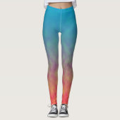 Leggings Lueur résiduelle de néon (Devant)