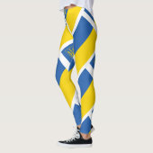 Leggings L'Ukraine Drapeau Avec Trident (Gauche)