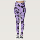 Leggings L'ULTRAVIOLET de MOTIF de REMOUS par (Devant)