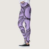 Leggings L'ULTRAVIOLET de MOTIF de REMOUS par (Gauche)