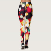 Leggings Lumière Abstraite : Arrière - plan de texture simp (Dos)