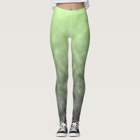 Leggings Lumière de feuille de brume (Devant)