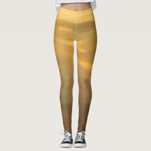 Leggings Lumière du soleil brillant sur le brouillard matin