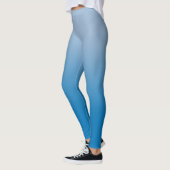 Leggings Lumière élégante au dégradé bleu foncé (Gauche)