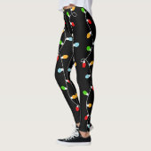 Leggings Lumières de Noël (Gauche)