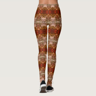 Leggings Lumières de Noël du lever du soleil Vibrant Motif