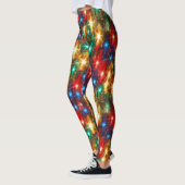 Leggings Lumières de Noël lumineuses (Gauche)