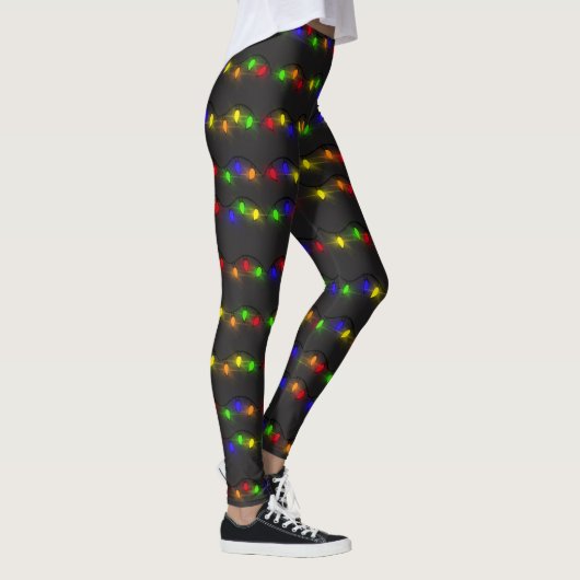 Leggings Lumières de Noël scintillantes (Droite)