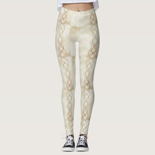 Leggings Lumières d'or (Devant)