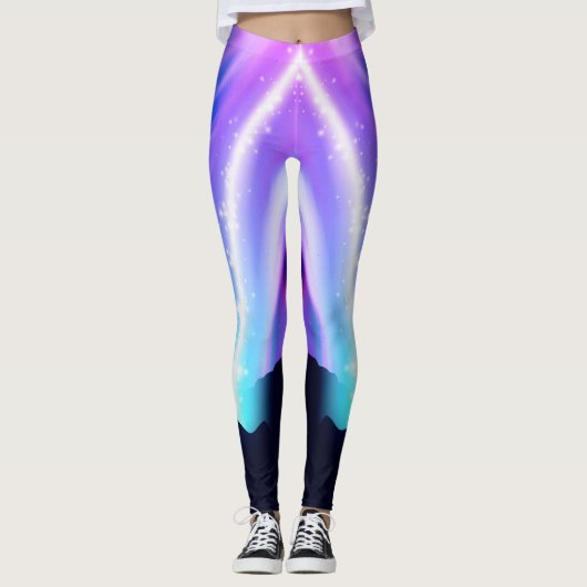 Leggings Lumières du Nord (Devant)