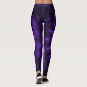 Leggings Luminaire 3D étoile, violet Douche rideau Laver ti (Dos)