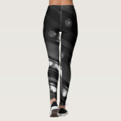 Leggings Luminaires noir et blanc (Dos)