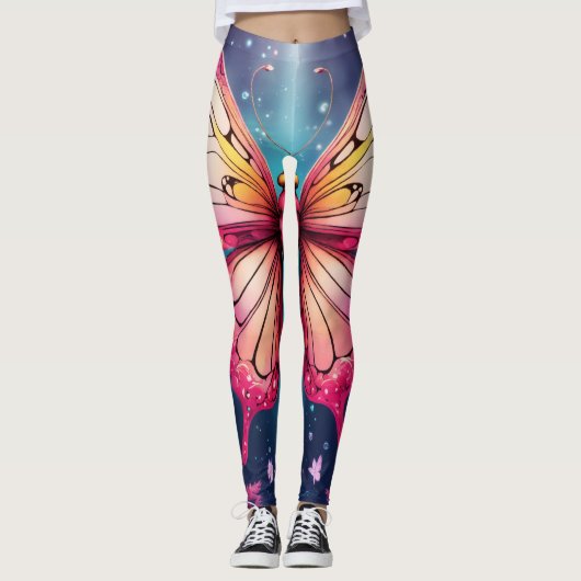 Leggings LuminaLegs : Illuminez votre style avec Light-Mani (Devant)