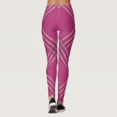 Leggings Lumineuse Brise Plaid Strips Design moderne (Dos)
