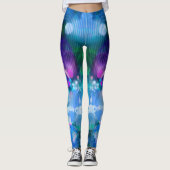 Leggings Luminosité dans le noir Abstrait (Devant)