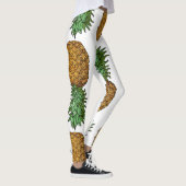 Leggings Luminosité de l'ananas : Illustration tropicale es (Droite)