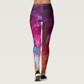Leggings Luminous Abstract Tissue Paper Layers (Dos)
