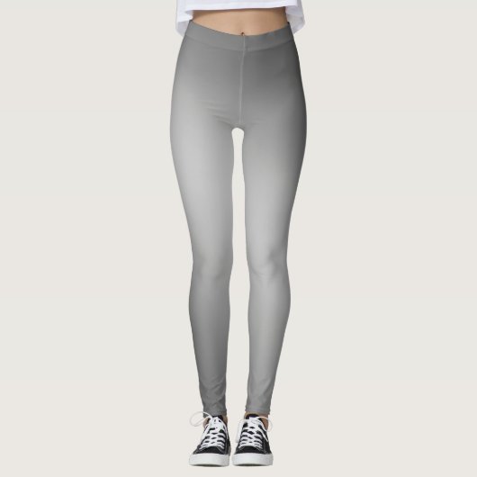 Leggings Lune grise effet ombre (Devant)