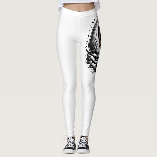Leggings Lune Magic-white (Devant)