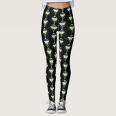 Leggings Lune Papillon Éthéré Vert Mystique Céleste (Devant)