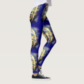 Leggings lunette de soleil face bleu foncé (Droite)