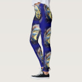 Leggings lunette de soleil face bleu foncé (Gauche)