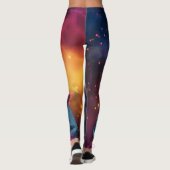 Leggings Lunettes bleues Funky Donkey (Dos)