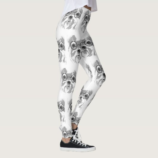 Leggings Lunettes Chien Shih Tzu (Droite)
