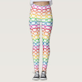 Leggings Lunettes d'arc-en-ciel (Devant)