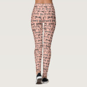Leggings Lunettes de vue rose pâle, Lunettes de vue, Vêteme (Dos)