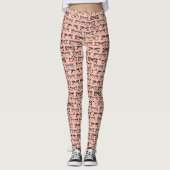 Leggings Lunettes de vue rose pâle, Lunettes de vue, Vêteme (Devant)