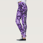 Leggings Lutter contre les jambes des femmes du Camo violet (Gauche)