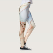Leggings Luxe Abstrait : Art de l'encre d'alcool (Droite)