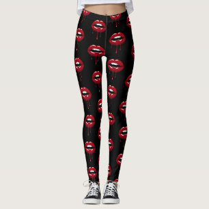 Leggings Luxe Beauté Glam Rouge Lèvres à goutte à goutte
