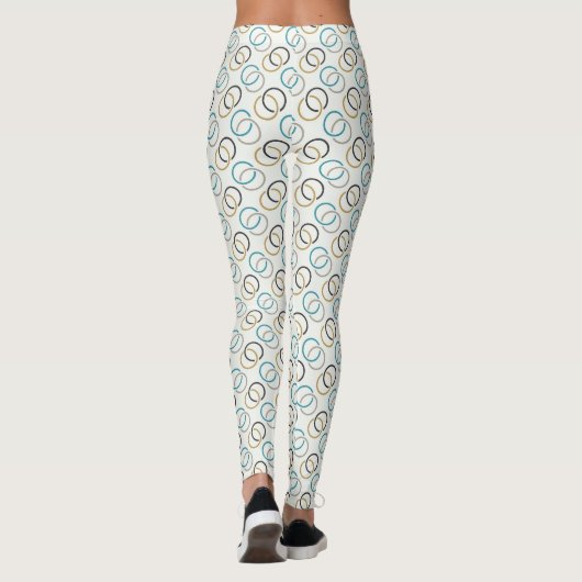 Leggings Luxe bleu (Dos)