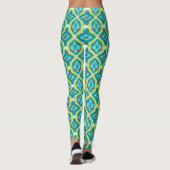 Leggings Luxe green garden art (Dos)