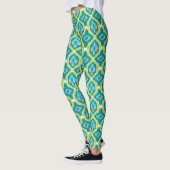 Leggings Luxe green garden art (Gauche)