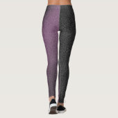 Leggings Luxe noir violet (Dos)