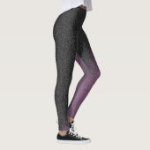 Leggings Luxe noir violet (Droite)