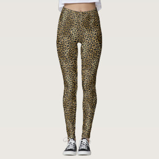 LEGGINGS LUXE OR EMPREINTE DE LÉOPARD ACTIVE LEGINGS