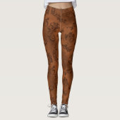 Leggings Luxe Vintage Brown (Devant)