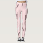 Leggings Luxury Popular Feathers Boho Collection (Devant)