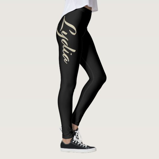 Leggings Lydia or blanc doré Hose d'écriture (Droite)