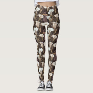 Leggings lys calla athlétiques ivoire Cadeaux de fête des m