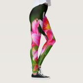 Leggings Lys de flamme olympique rose chaud (Droite)