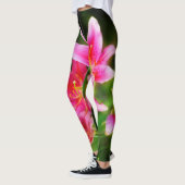 Leggings Lys de flamme olympique rose chaud (Gauche)